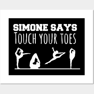 Simone Biles - Simone Says Touch Your Toes Posters and Art